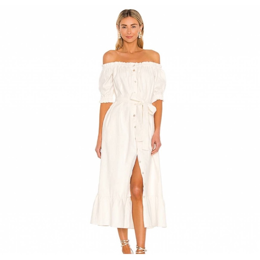 Tularosa White Linen dress